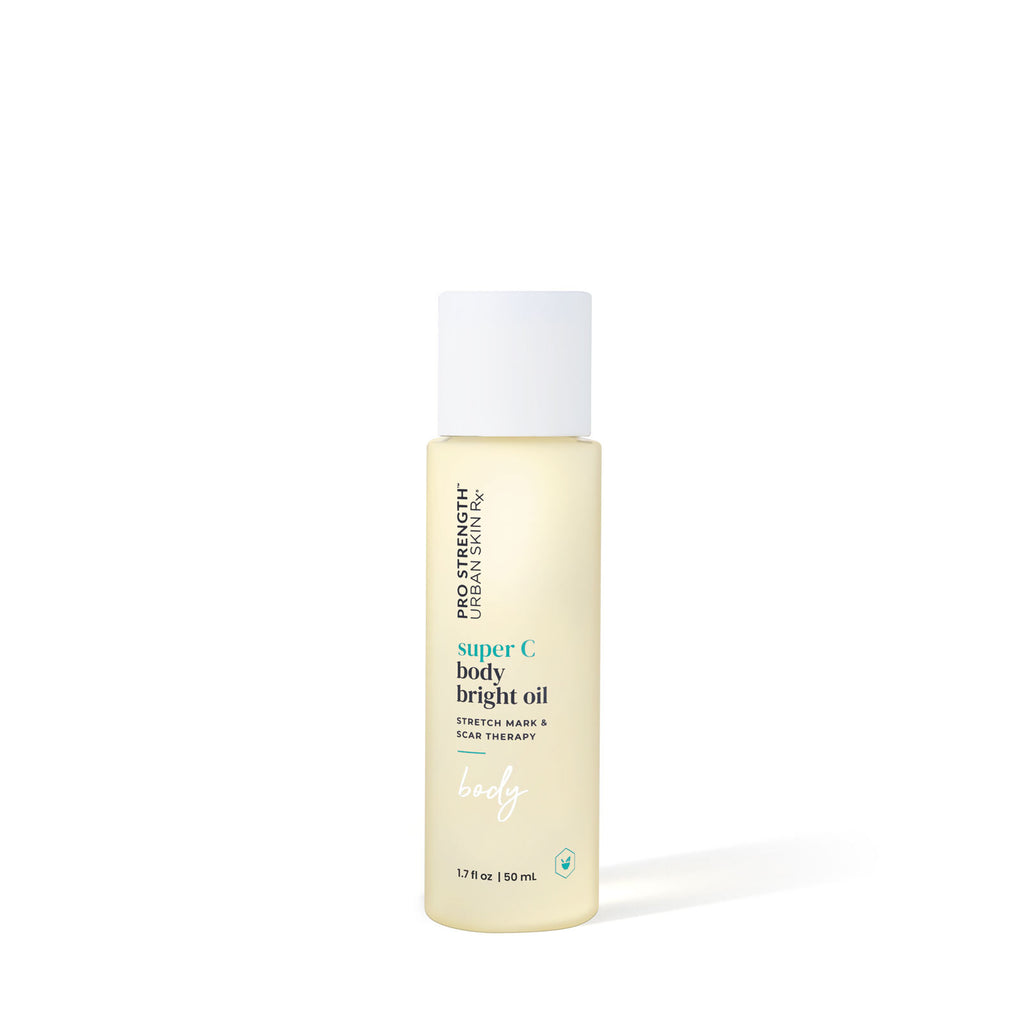 Bottle of Urban Skin RX Super C Body Bright Oil Stretch Mark & Scar Therapy