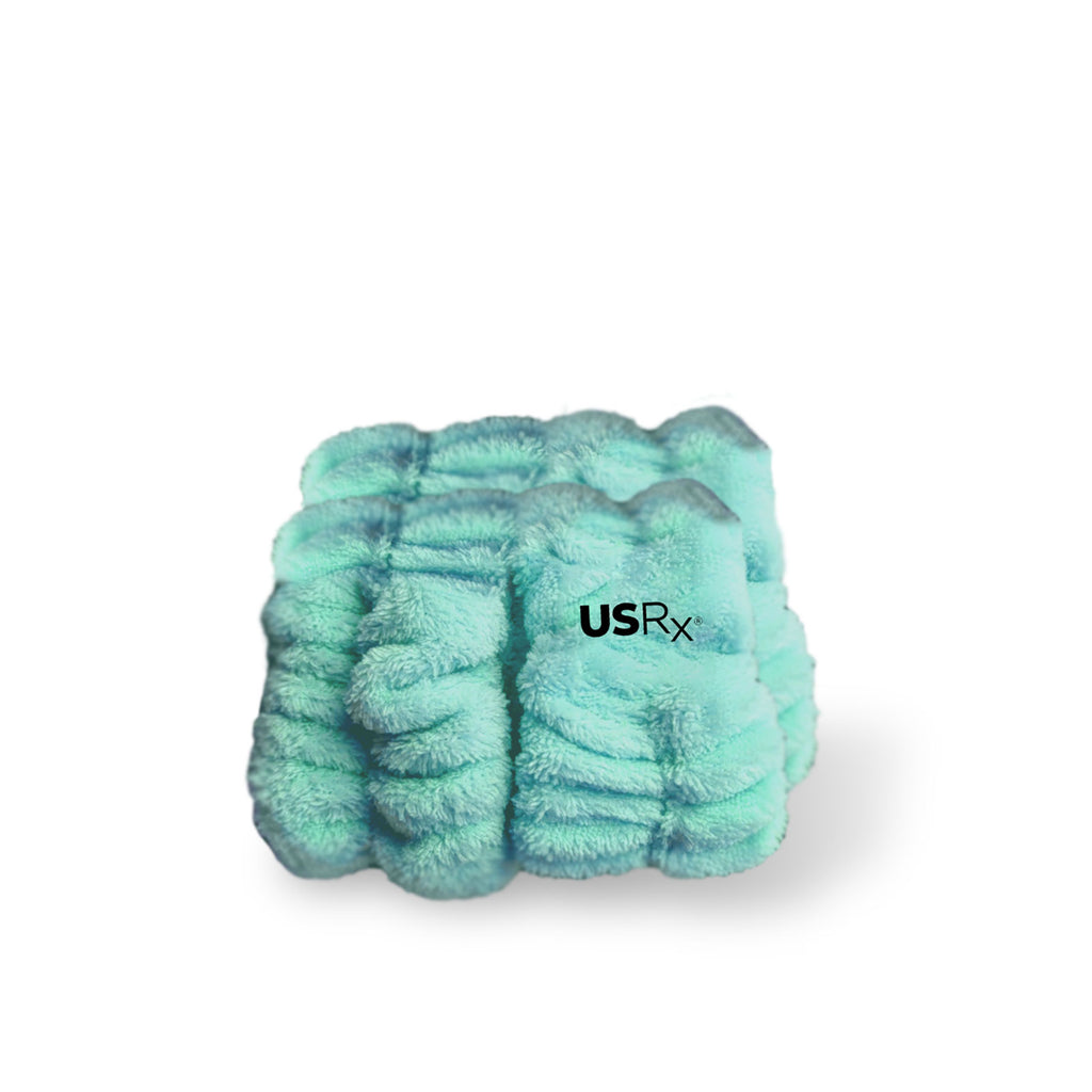 Urban Skin RX water cuffs for catching water while washing your face